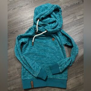 Naketano Teal Hoodie Sweatshirt